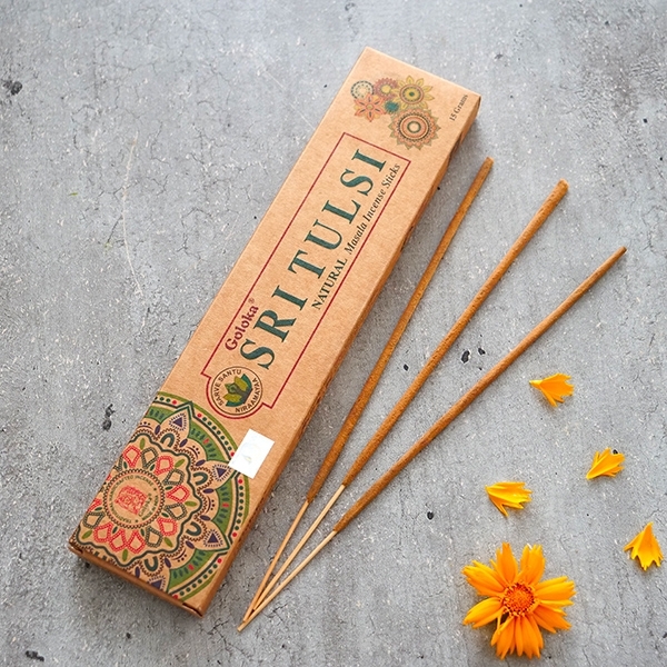 Indian Incense sticks Goloka Sri tulsi 15g