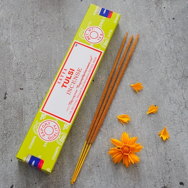 Indian Incense sticks Satya Basil 15g