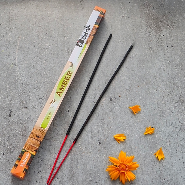 Indian Incense sticks Tulasi Amber 10g