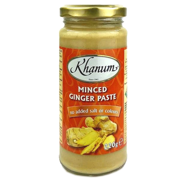 Pâte de gingembre pour cuisine indienne 220g