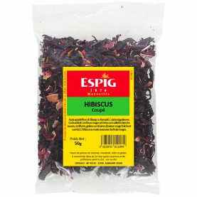 Hibiscus fleurs coupées Bissap ou Karcadé 50g