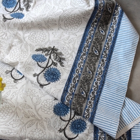 Nappe indienne artisanale
