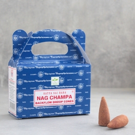 Indian cone incense Backflow nag champa Satya