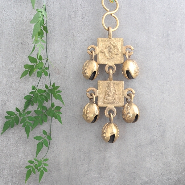 Indian handicraft bronze wind chime