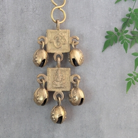 Indian handicraft bronze wind chime