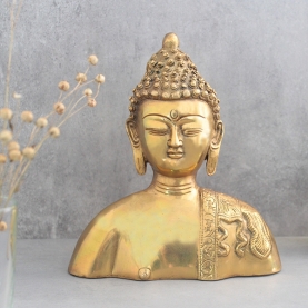 Indian brass Buddha statue