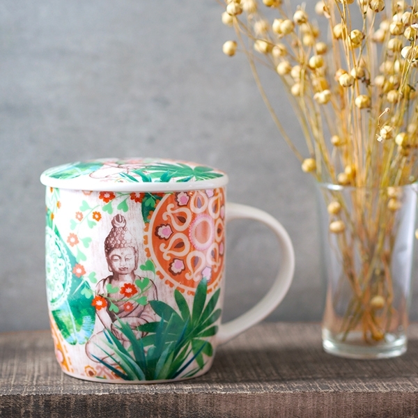 Tasse à thé infuseur Bouddha 400ml