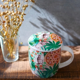 Infuser tea cup Buddha design 400ml