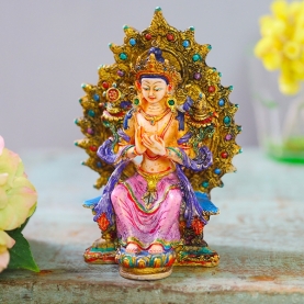 Maitreya Nepalese Buddha handcrafted statue