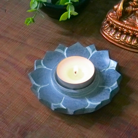 Indian candle holder and incense stand Lotus