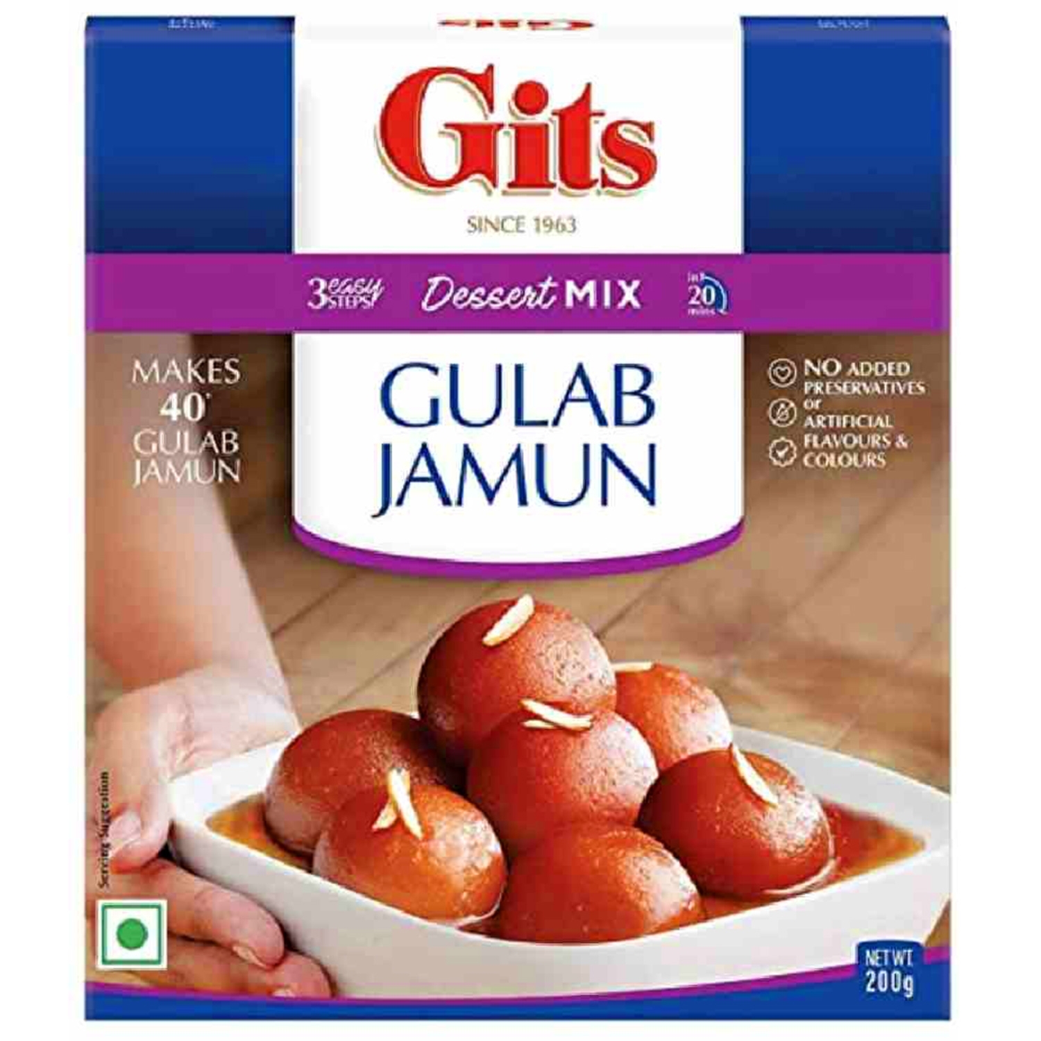 Préparation Gulab jamun boules au sirop 200g
