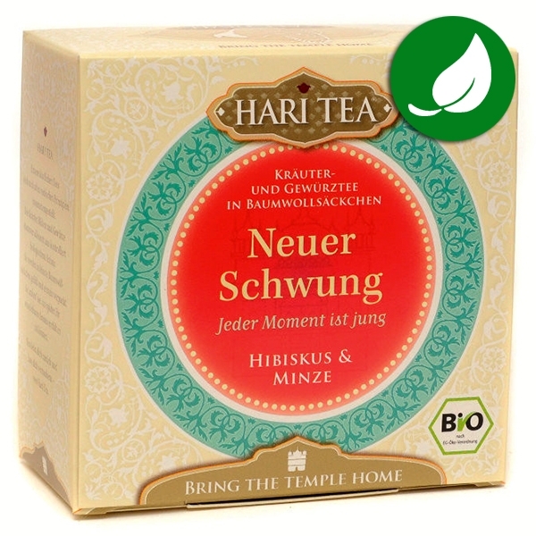 Organic herbal tea hibiscus & mint 20g