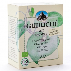 Organic Guduchi and ginger herbal tea loose 100g