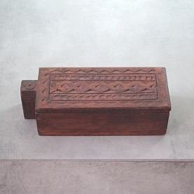 Indian wooden handicraft antique spice box