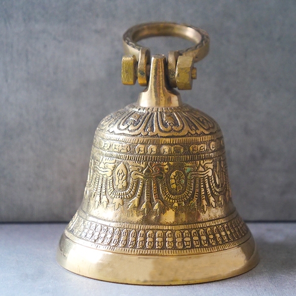 Handcrafted Indian brass bell