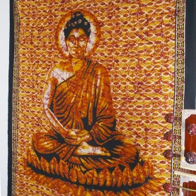 Tenture murale Bouddha indien