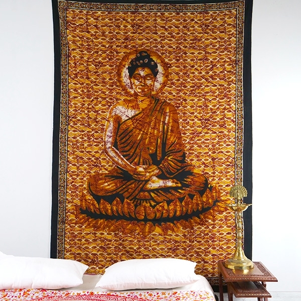 Déco indienne tenture Bouddha