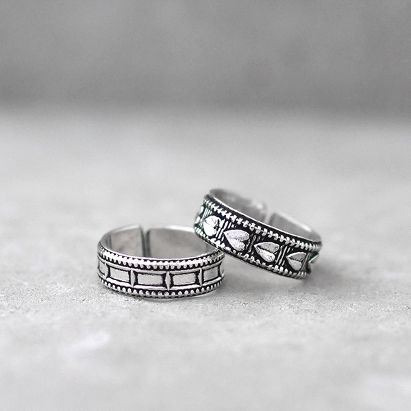 Indian handcrafted ethnic foot rings X2 pieces