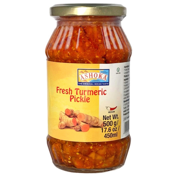 Pickles ou achars indiens au curcuma épicés 0.5kg