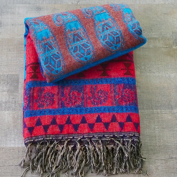 Echarpe en laine népalaise