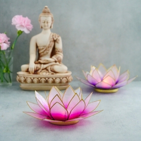 Porte-bougie Lotus indien