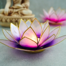 Bougeoir Lotus indien