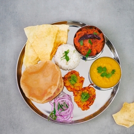 Indian Thali + 2 Katoris