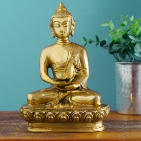Indian brass Buddha statue