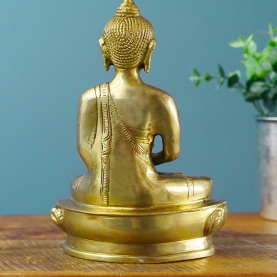 Indian brass Buddha statue