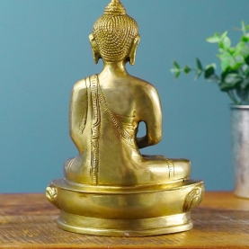 Bouddha indien en laiton