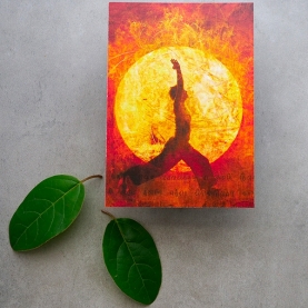 Carte postale durable Yoga