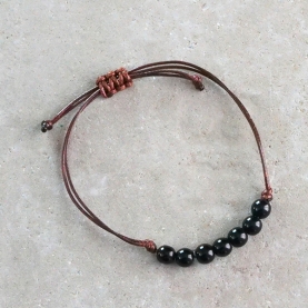 Bracelet avec pierres tourmaline