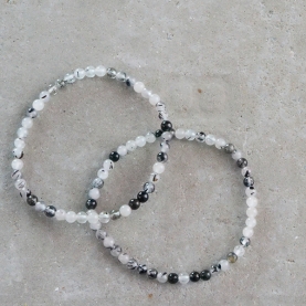 Bracelet pierres quartz tourmaline