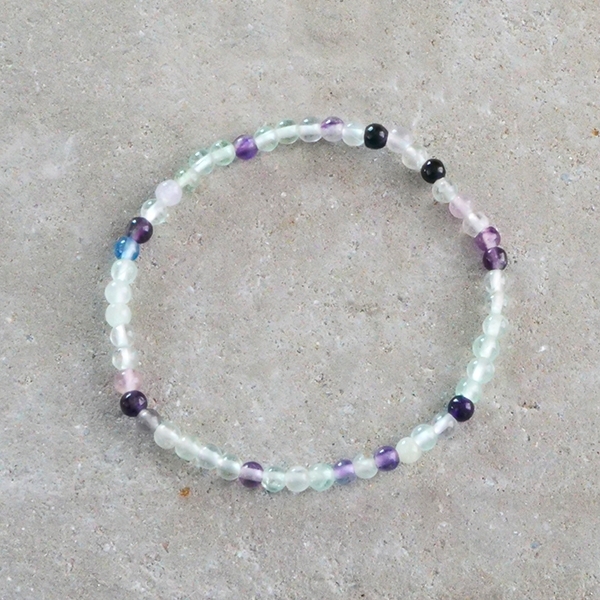 Bracelet pierres Fluorite