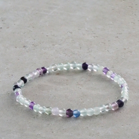 Bracelet pierres Fluorite