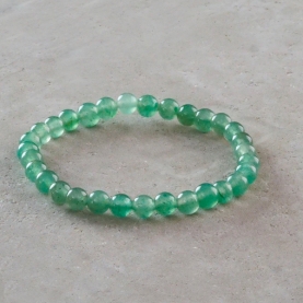 Bracelet with aventurine stones