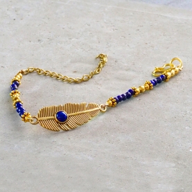 Bracelet pierres Lapis lazuli