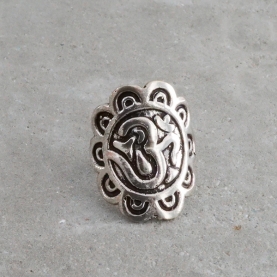 Ethnic OM design ring adjustable