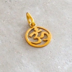 Pendentif symbole OM en laiton