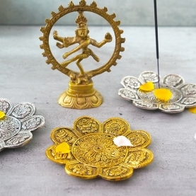 Buddhist luck Incense stick holder golden