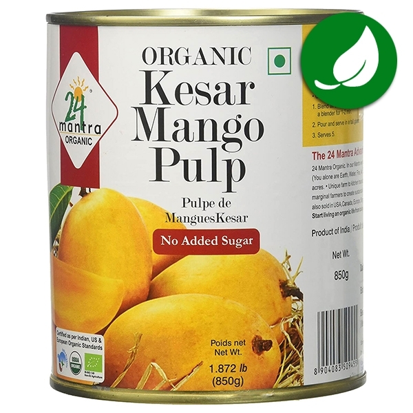 Indian mango pulp organic 850g