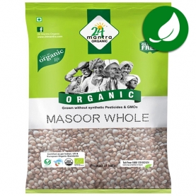 Brown lentils Indian Masoor dal sabut organic 500g