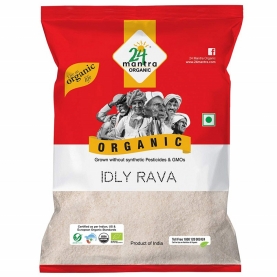 Rava idli Indian organic parboiled rice grits 500g