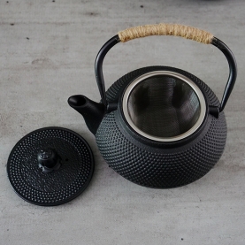 Tetsubin teapot Cast iron black 600ml