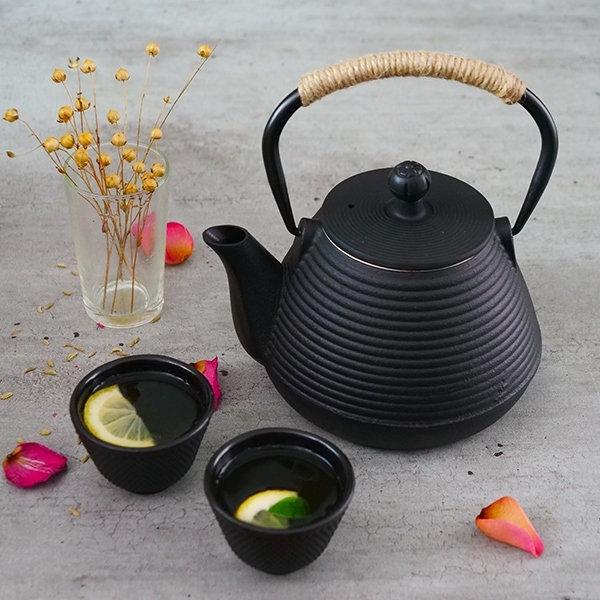 Tetsubin teapot Cast iron black 1000ml