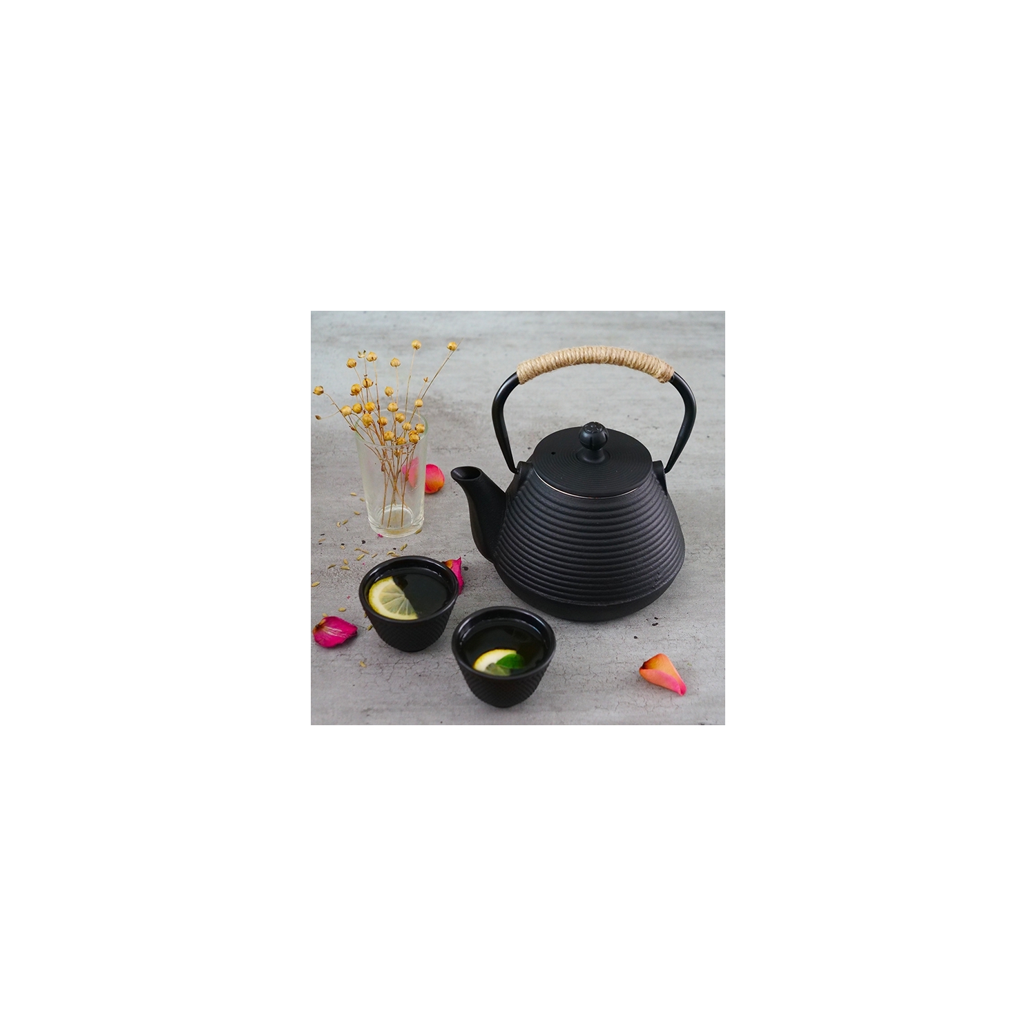 Tetsubin teapot Cast iron black 1000ml