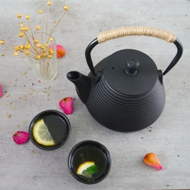 Tetsubin teapot Cast iron black 1000ml