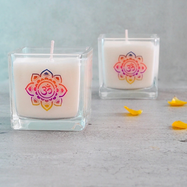 Scented vegetal wax candle Jasmine and musk