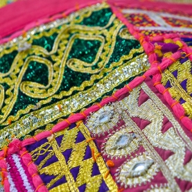 Indian handicraft wall hanging patchwork