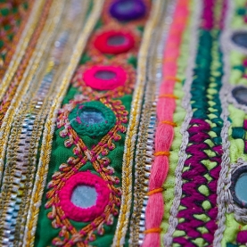 Indian handicraft wall hanging patchwork